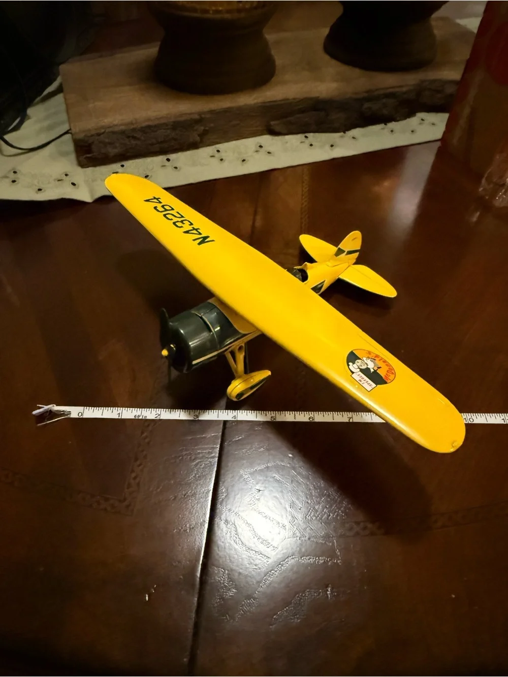 McDonald's Yellow & Green Die-Cast Airplane Bank